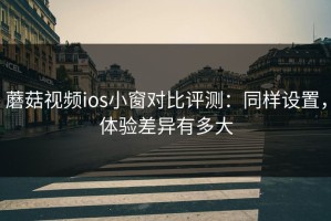 蘑菇视频ios小窗对比评测：同样设置，体验差异有多大