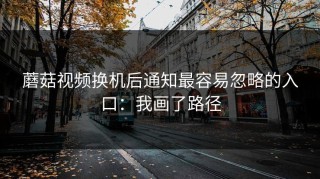 蘑菇视频换机后通知最容易忽略的入口：我画了路径