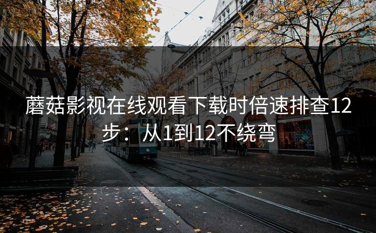 蘑菇影视在线观看下载时倍速排查12步：从1到12不绕弯